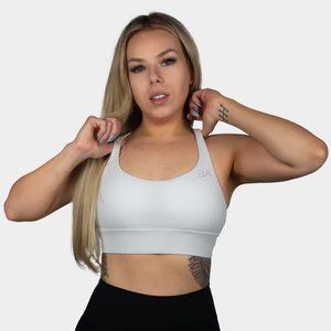 Strappy Sports Bra - White